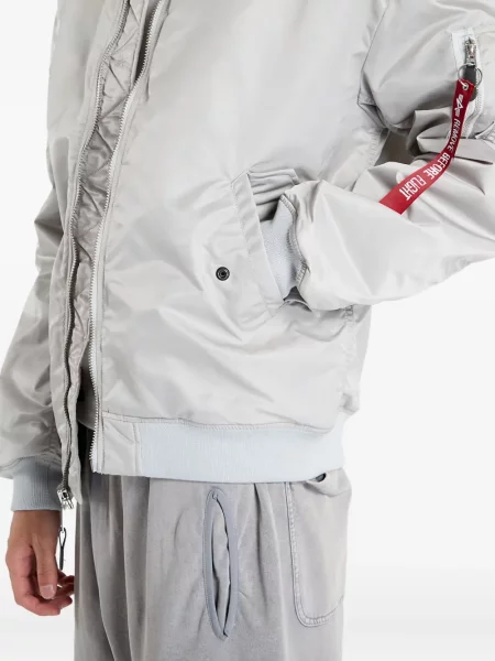 Geacă bomber Alpha Industries gri