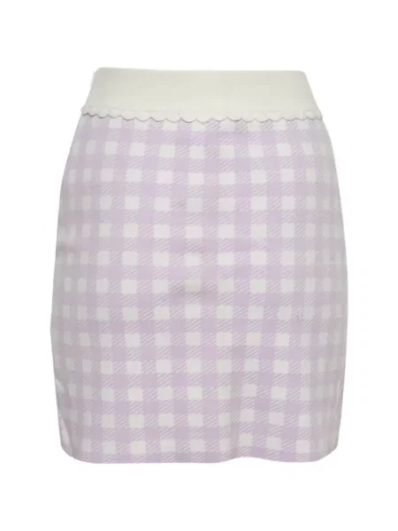 Fusta mini Maje tricotate violet