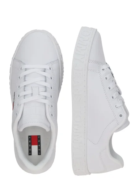 Tommy Jeans Sneakers Tjw Logo Outsole Sneaker Ess alb