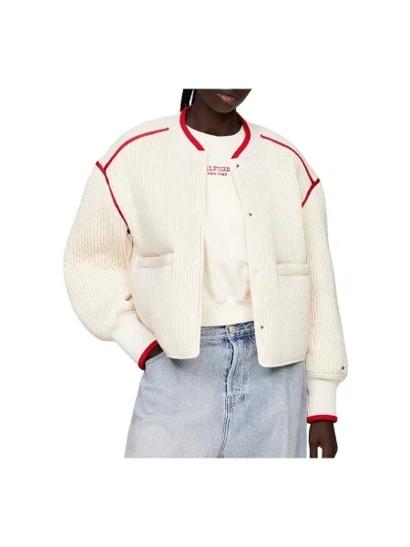 Geacă Tommy Hilfiger alb