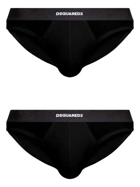 Chiloți Dsquared2 din jacard negru
