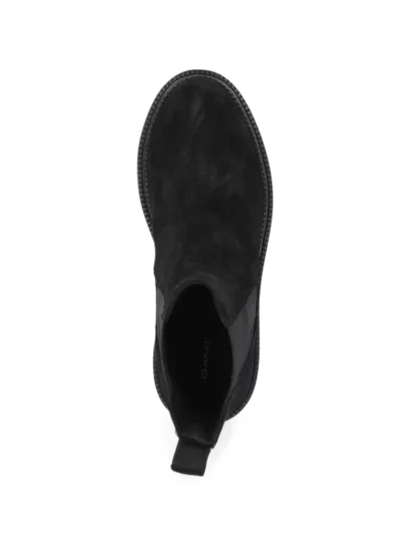 Botine chelsea Gant din piele negru