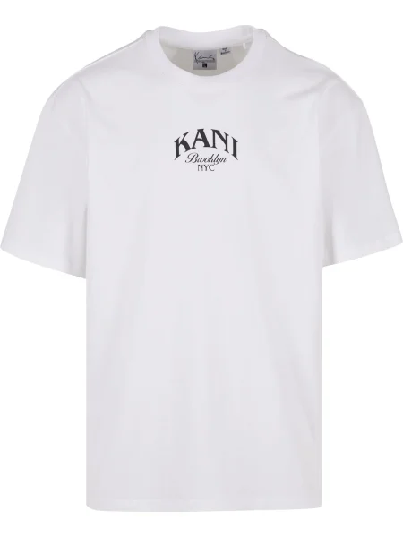 Karl Kani Tricou Dice portocaliu închis / negru alb