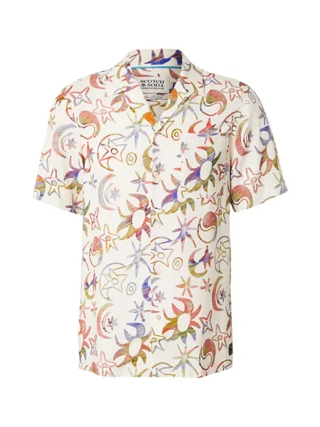 SCOTCH & SODA Košulja svijetložuta / maslinasta / ljubičasta / svijetlo crvena