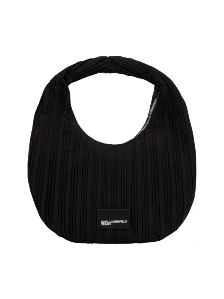 Torebka hobo Karl Lagerfeld czarna