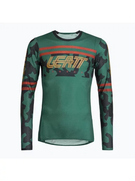 Tričko s dlouhým rukávem Leatt zelené