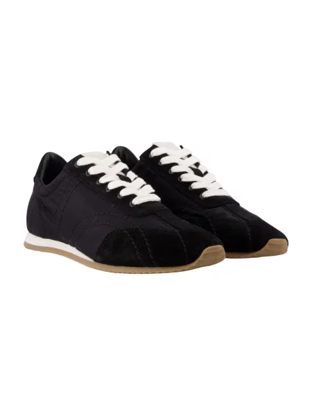 Sneakersy Toteme skórzane czarne