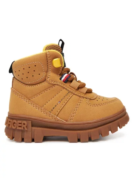 Trapery Tommy Hilfiger brązowe