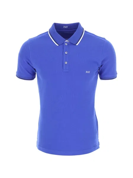 Koszulka polo Fay niebieska