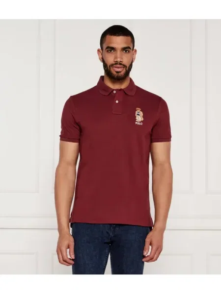 Polo Ralph Lauren Tricou polo Vișiniu Custom bordo