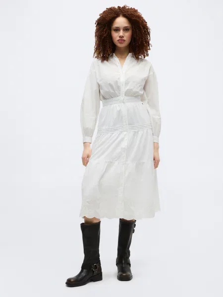 Pepe Jeans Rochie tip bluză CELESTE' alb