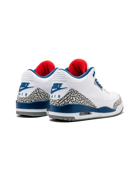 Sneakersy Jordan 3 Retro retro białe