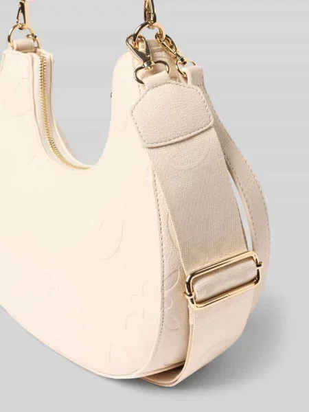 Torebka z detale z logo model SAMBA' Valentino Bags beżowa