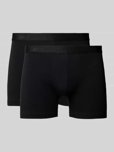 Obcisłe bokserki z elastycznym paskiem z logo model Daily Comfort' Falke czarne