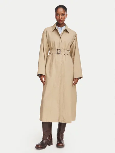 Kabát pro přechodné období Weekend Max Mara béžový