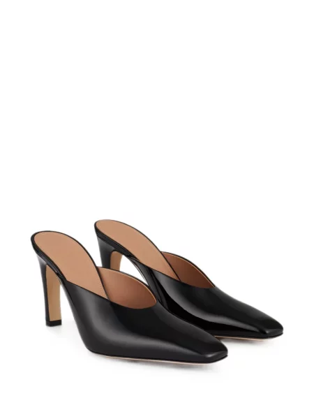 Papuci tip mules Malone Souliers din piele negru