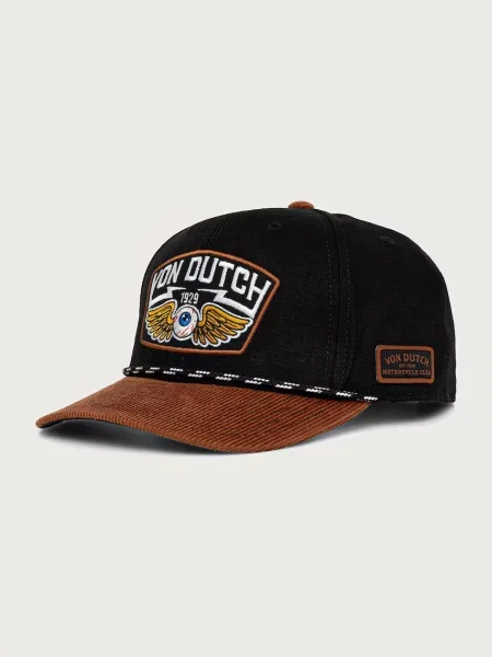Von Dutch kapa s šiltom črna