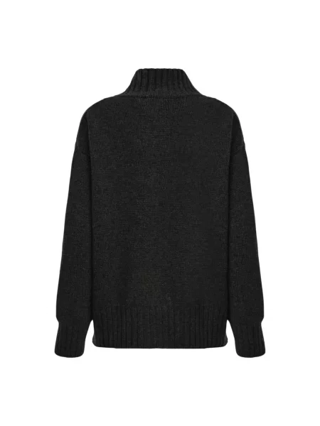 Sweter Malo z kaszmiru czarny