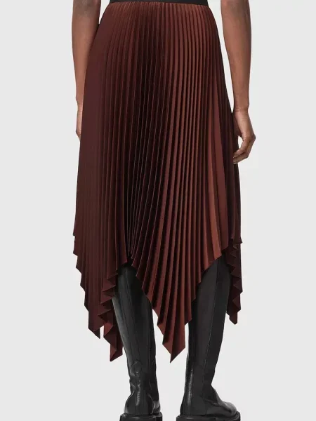 AllSaints fustă plisată ELISA