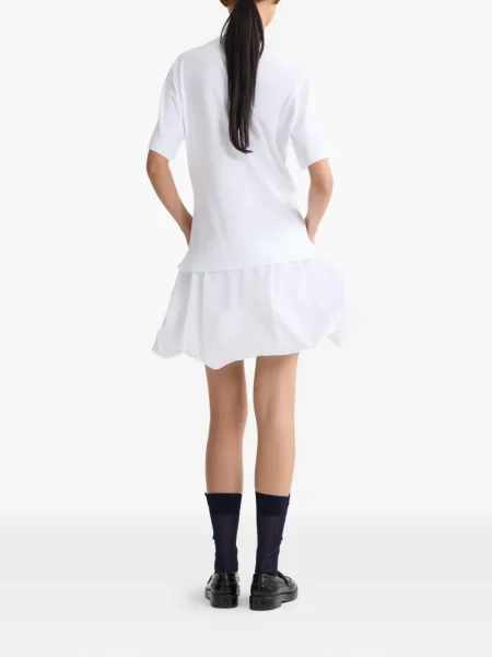 Rochie mini Patou scurtă de costum alb