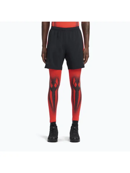 Pantaloni scurți de antrenament pentru bărbați Reebok Athlete Speed black/energy red negru