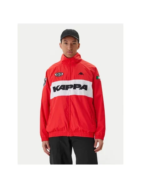 Kappa Jakna protiv vjetra Authentic Sullix Oversize crvena