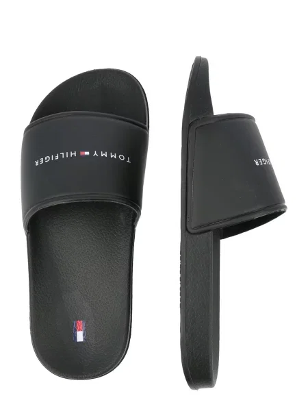 Šlepetės Tommy Hilfiger Juoda balta