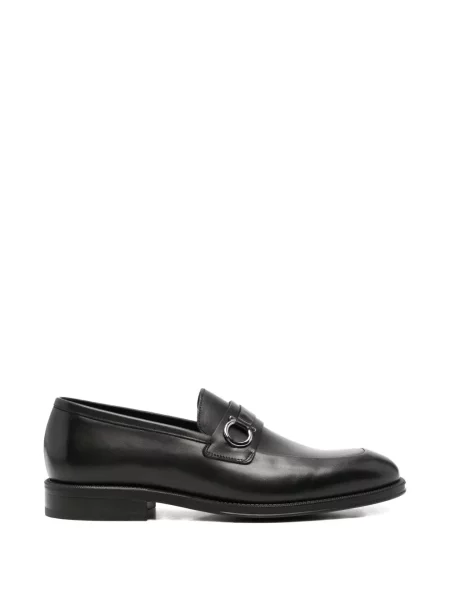Pantofi loafer John Harrison din piele negru