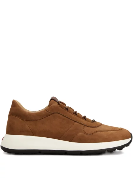 Sneakerși Tod's din piele de căprioară cu buline roșu