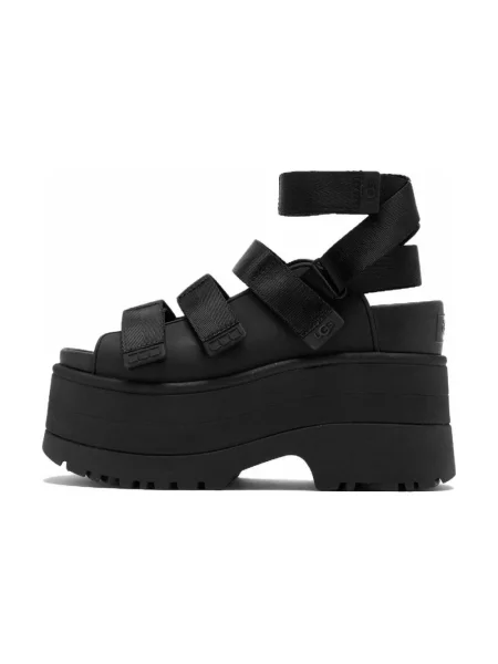 Sneakersy Ugg na platformie czarne