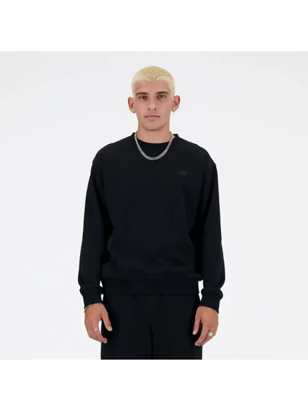 Bluza New Balance Athletics French Terry Crew Black XL czarna