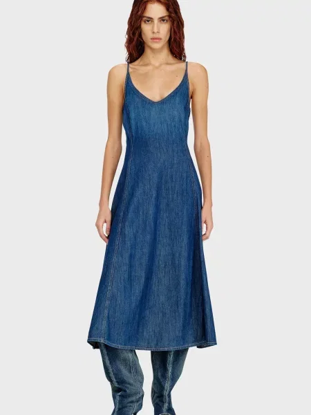 Джинсова сукня Diesel синя