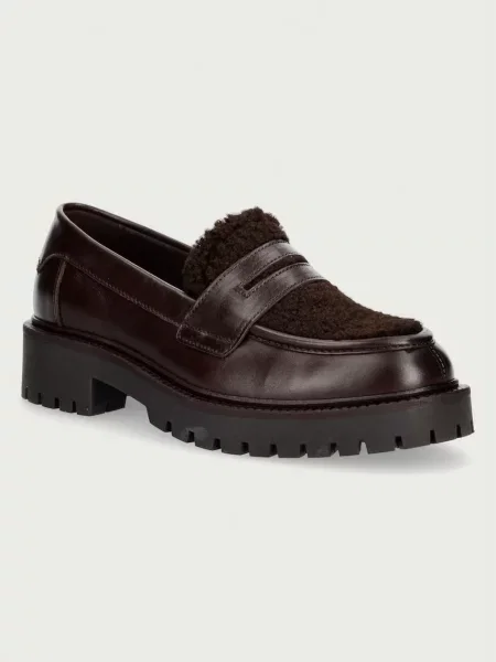 Marc O'Polo loafers slip-on pentru femei Phia 21 maro