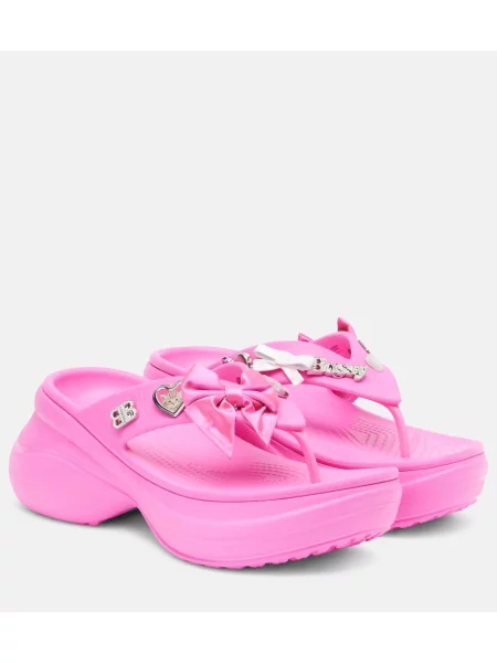 Chiloți tanga Balenciaga roz