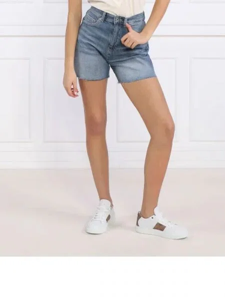 GUESS Pantaloni scurți MANOLA albastru