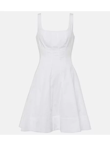 Rochie Staud din poplin alb