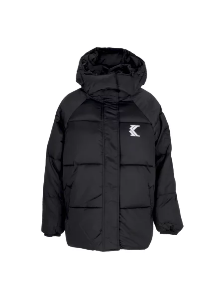 Kurtka puchowa Karl Kani z kapturem czarna