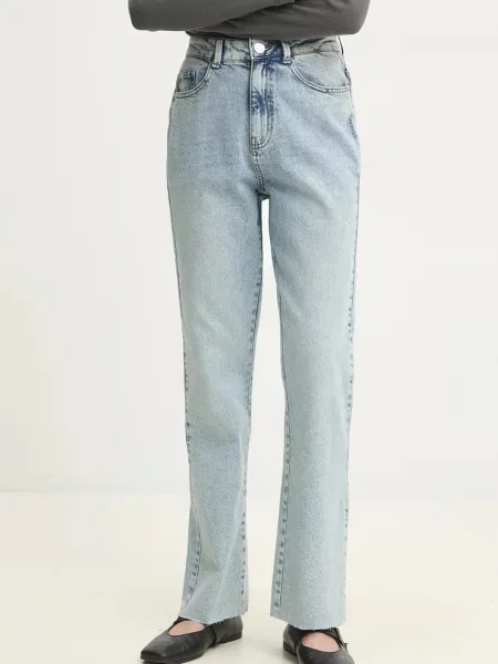 Džíny Answear Lab high waist modré
