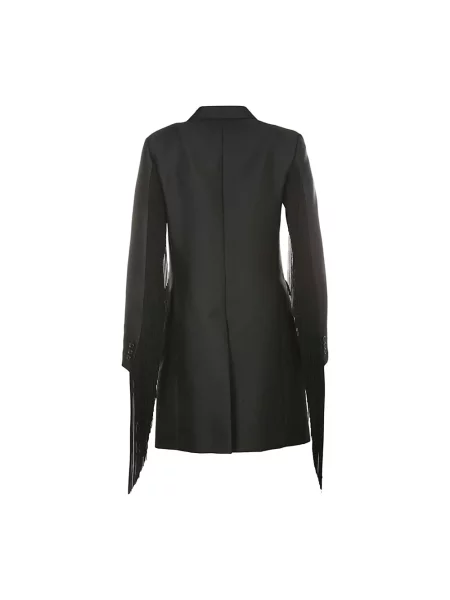 Płaszcz Comme Des Garcons wełniany czarny