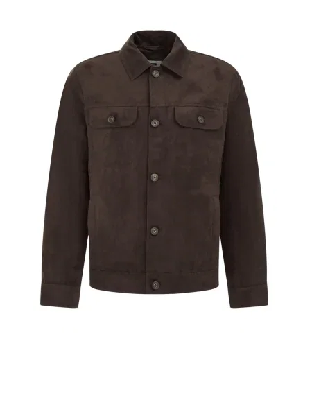 WE Fashion Geacă de primăvară-toamnă închis maro