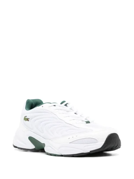 Sneakerși Lacoste din piele alb