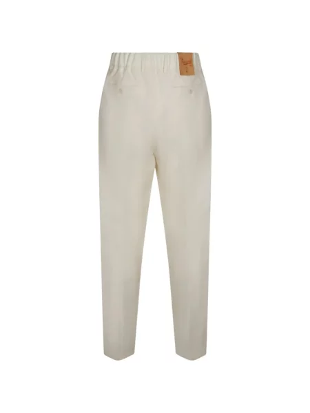 Pantaloni Marco Pescarolo cu model herringbone