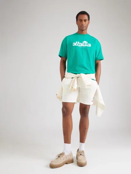 ELLESSE Tricou Plerica verde mentă alb