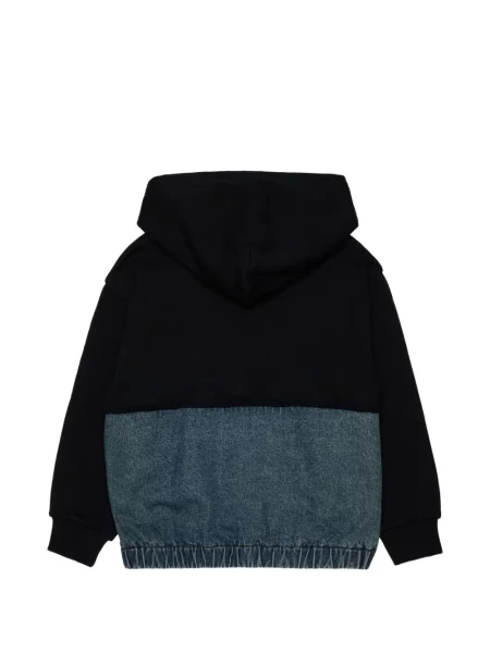 Bluza z kapturem dziecięca Mm6 Maison Margiela czarna