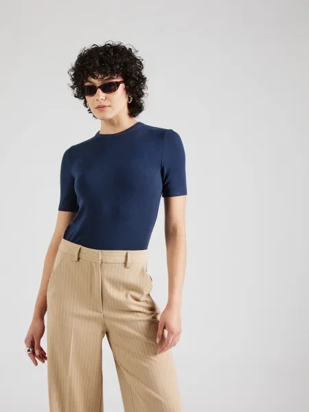 Soft Rebels Tricou Fenja marin albastru