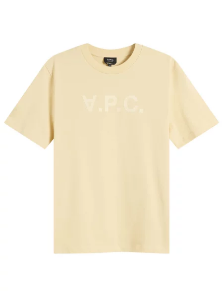 Koszulka A.p.c. żółta