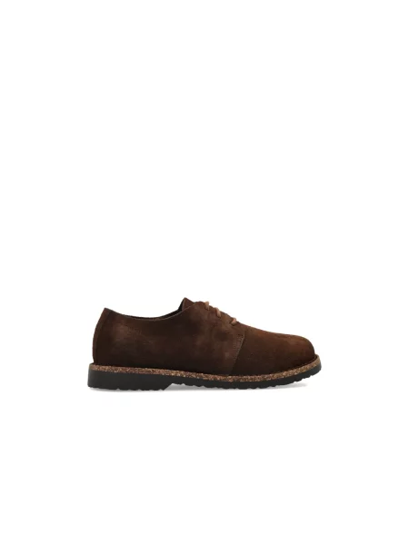 Półbuty Birkenstock zamszowe brązowe