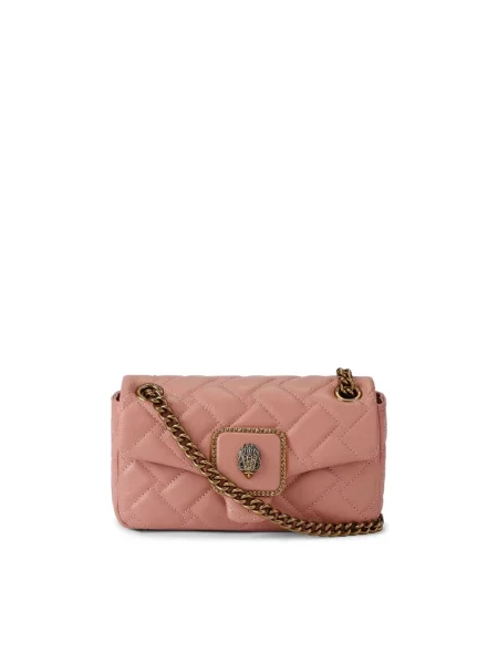 Kurt Geiger London torebka crossbody skórzana PIMLICO różowa