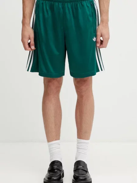 Adidas Szorty sportowe Firebird zielony