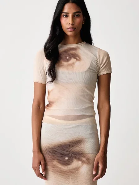 Jean Paul GAULTIER Face tricou pentru femei
